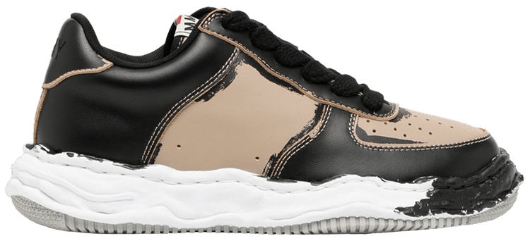 Maison Mihara Yasuhiro Wayne OG Sole Printed Leather Low Black Brown