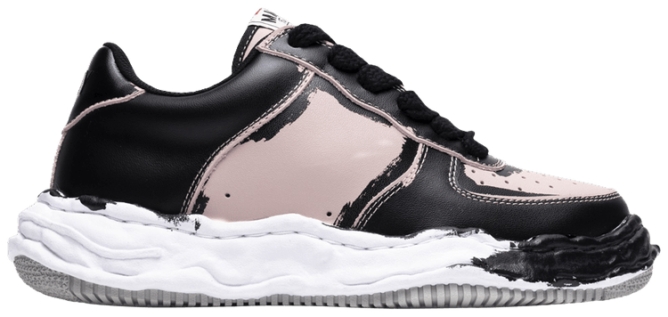 Maison Mihara Yasuhiro Wayne OG Sole Printed Leather Low Black Pink
