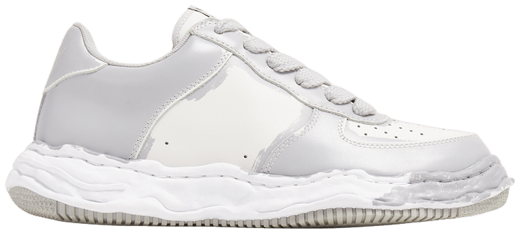 Maison Mihara Yasuhiro Wayne OG Sole Printed Leather Low Grey White