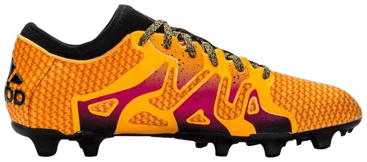 Adidas X 15 Primeknit FG AG Solar Gold Shock Pink