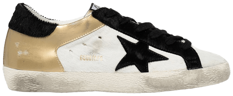 Golden Goose Wmns Superstar White Black Gold