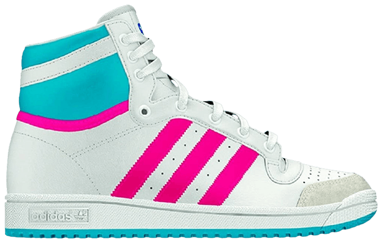 Adidas Top Ten High C White Pink Gold Metallic