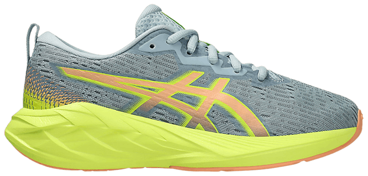 Asics Novablast 4 GS Cool Grey Bright Sunstone