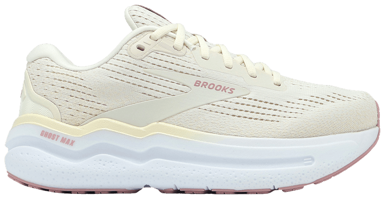 Brooks Wmns Ghost Max 2 Wide Coconut Milk Zephyr