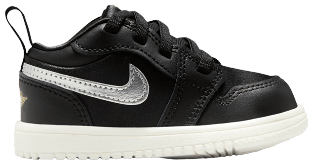 Air Jordan 1 Low ALT SE TD Black Metallic Silver