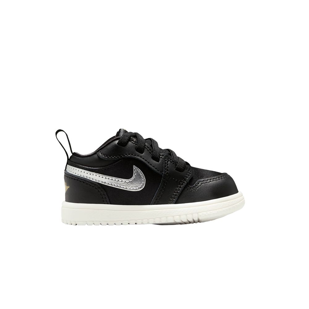 Air Jordan 1 Low ALT SE TD 'Black Metallic Silver' - FZ3922-001