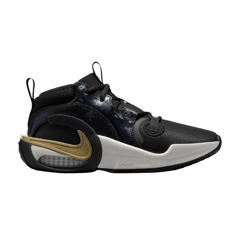 nike zoom gold and black