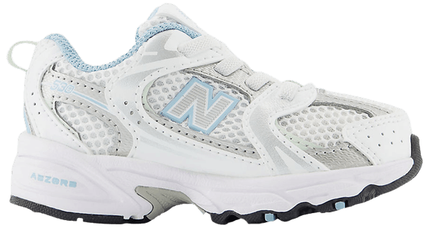 New Balance 530 Bungee Toddler White Chrome Blue