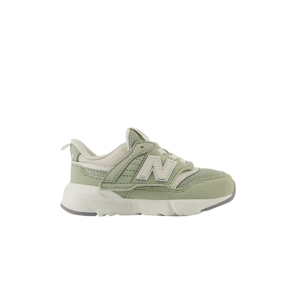 Pre-owned New Balance 997r New-b Hook & Loop Toddler 'olivine Linen' | Green | Infant Size 2