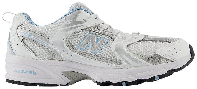 New Balance 530 Bungee Little Kid White Chrome Blue