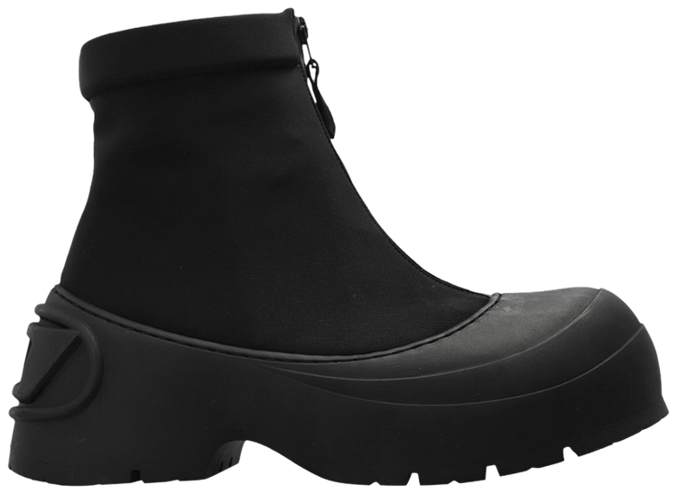 Diesel D Donald CH Rubber Trimmed Ankle Boot Black