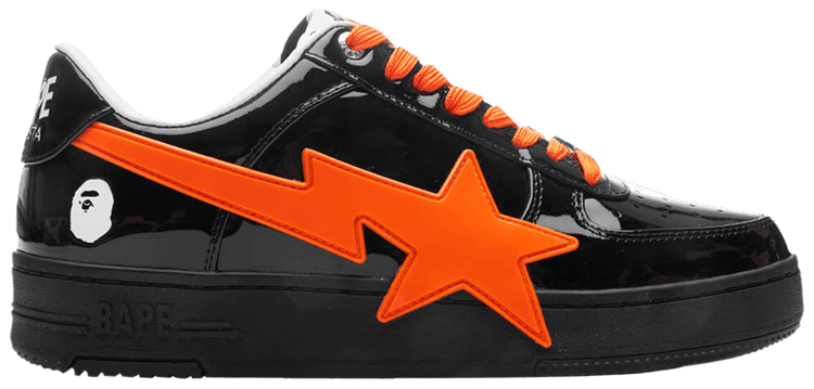 BAPE スニーカー オレンジ/ブラック　27㎝　ハロウィン BAPE スニーカー オレンジ/ブラック 27㎝ ハロウィン A Bathing Ape