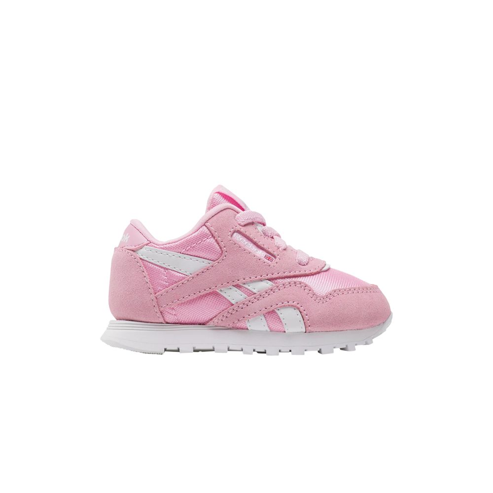 Click to view more detailed imagery on our partner's website Pre-owned Reebok Classic Nylon Toddler 'astro Rose' | Pink | Infant Size 6