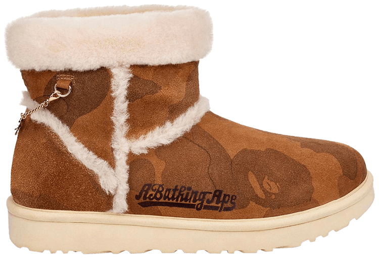 Size 10.0 BAPE x Classic Mini Boot Chestnut