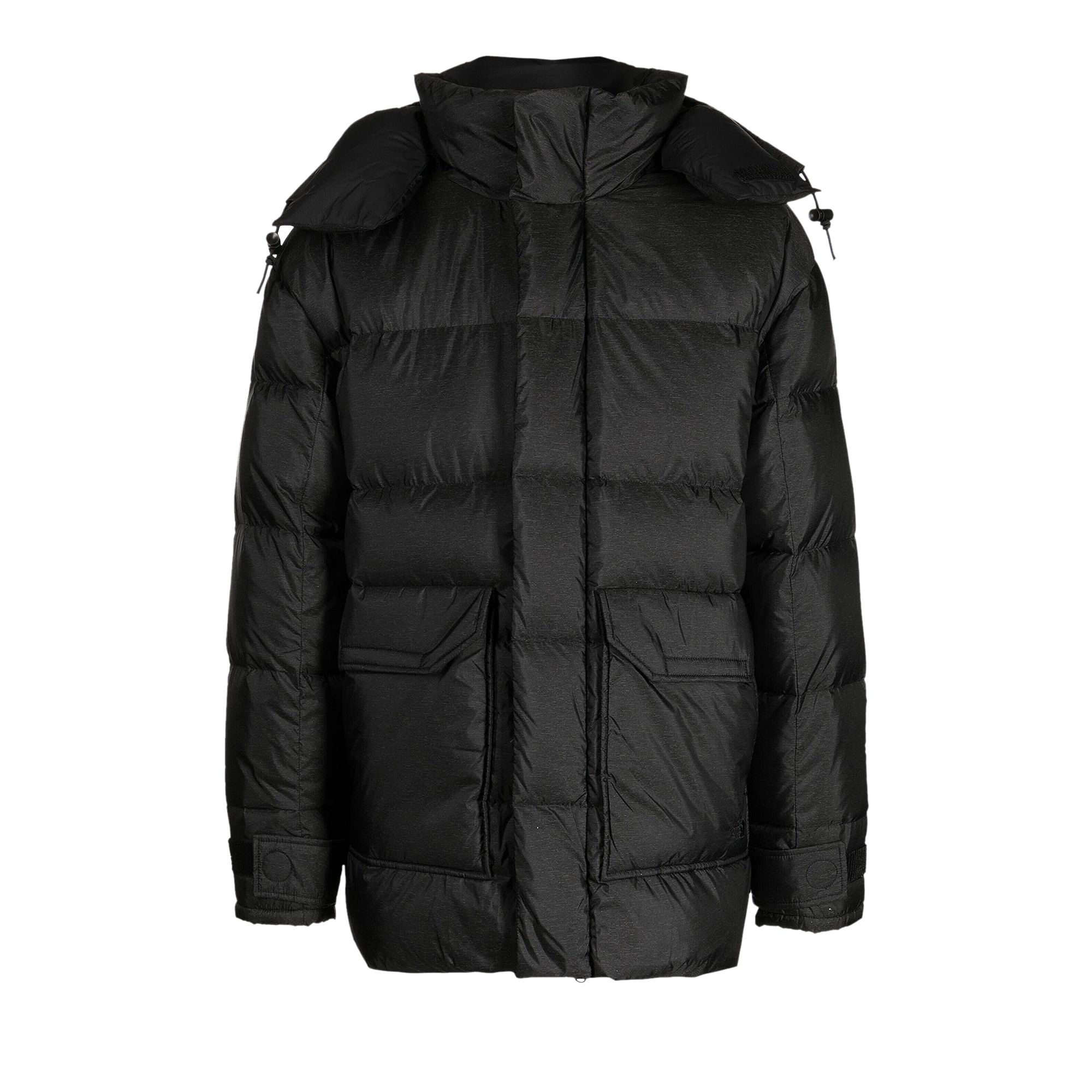 Pre-owned The North Face Quilted Padded Jacket 'black/khaki'
