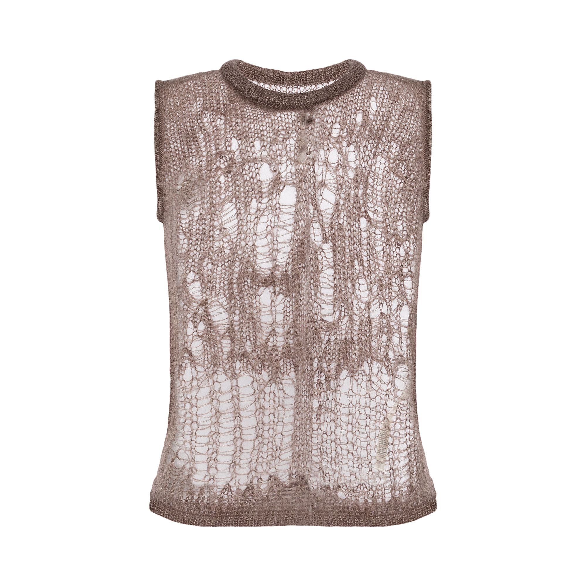 Pre-owned Rick Owens Spider Tank 'dust' | Grey | Women's Size Xs