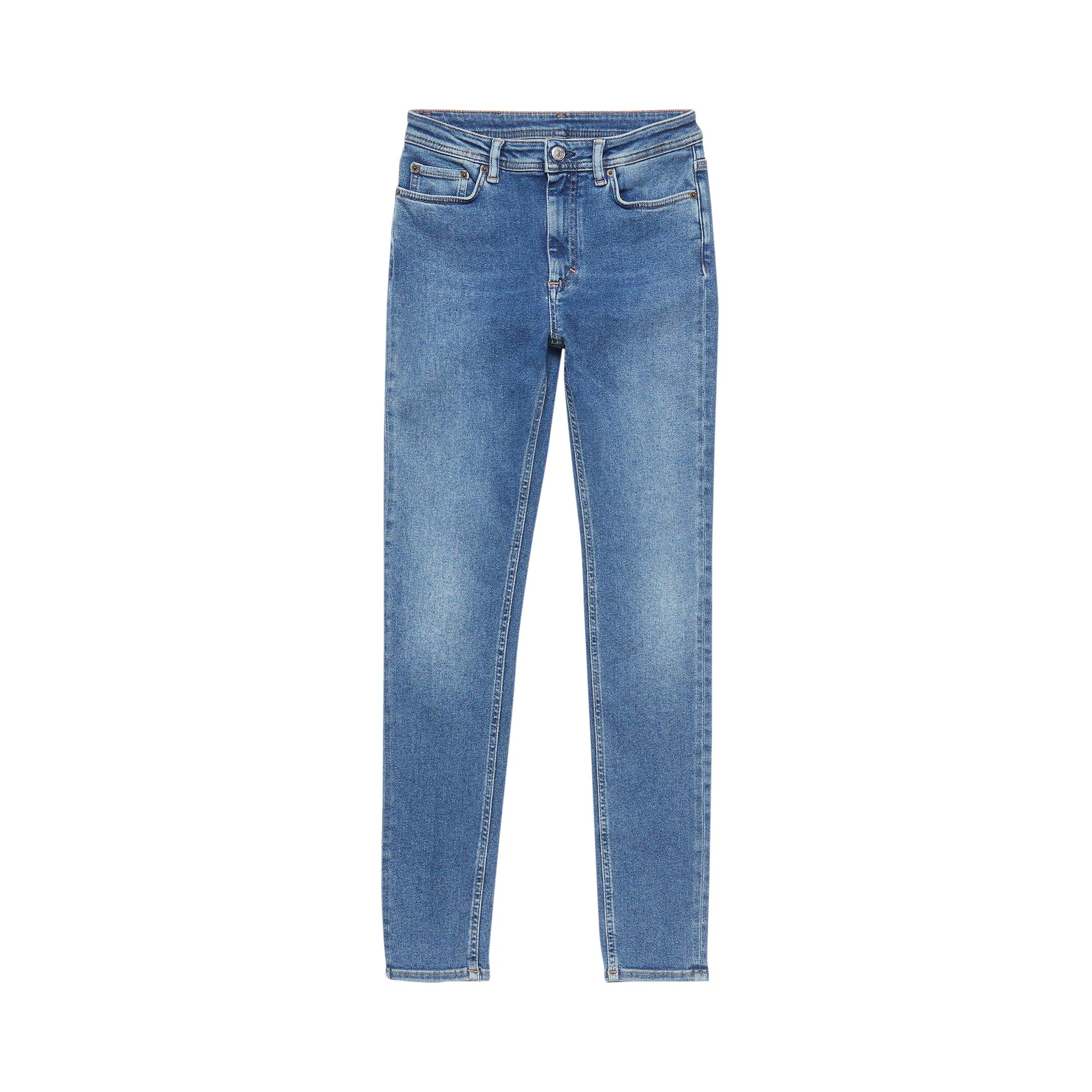 Pre-owned Acne Studios Peg Jeans 'mid Blue' | Women's Size 28