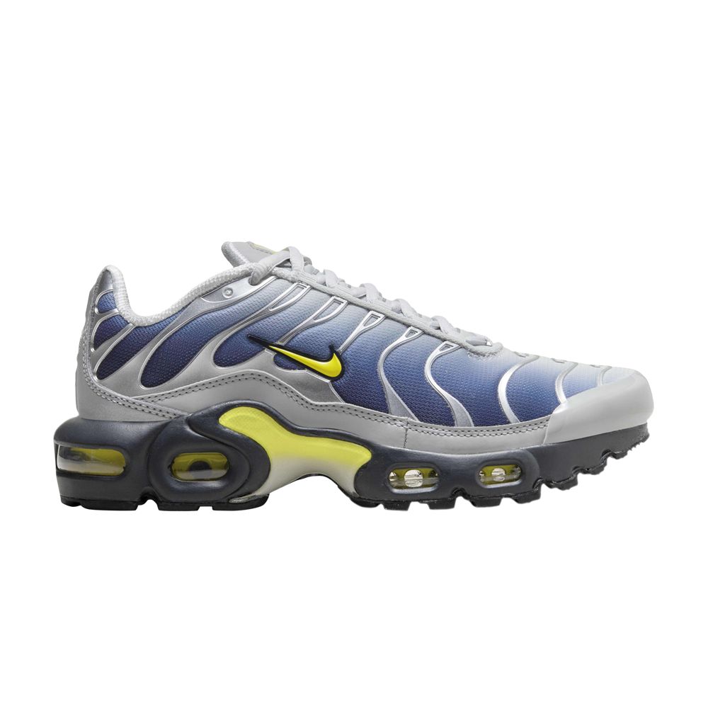 Pre-owned Nike Air Max Plus Gs 'obsidian Opti Yellow' | Blue | Kid's Size 5.5