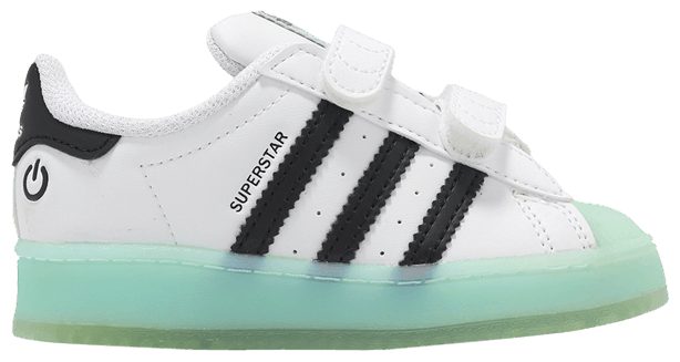 adidas Superstar CF I LED Lights   White Semi Flash Aqua