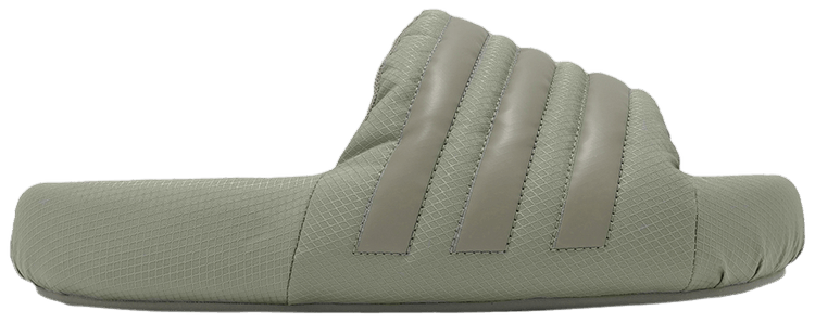 ◆adidas◆ Adilette 24 Charcoal Khaki IG9305 Buy Adilette 24 Slide 'Silver Pebble' - IG9305 | GOAT