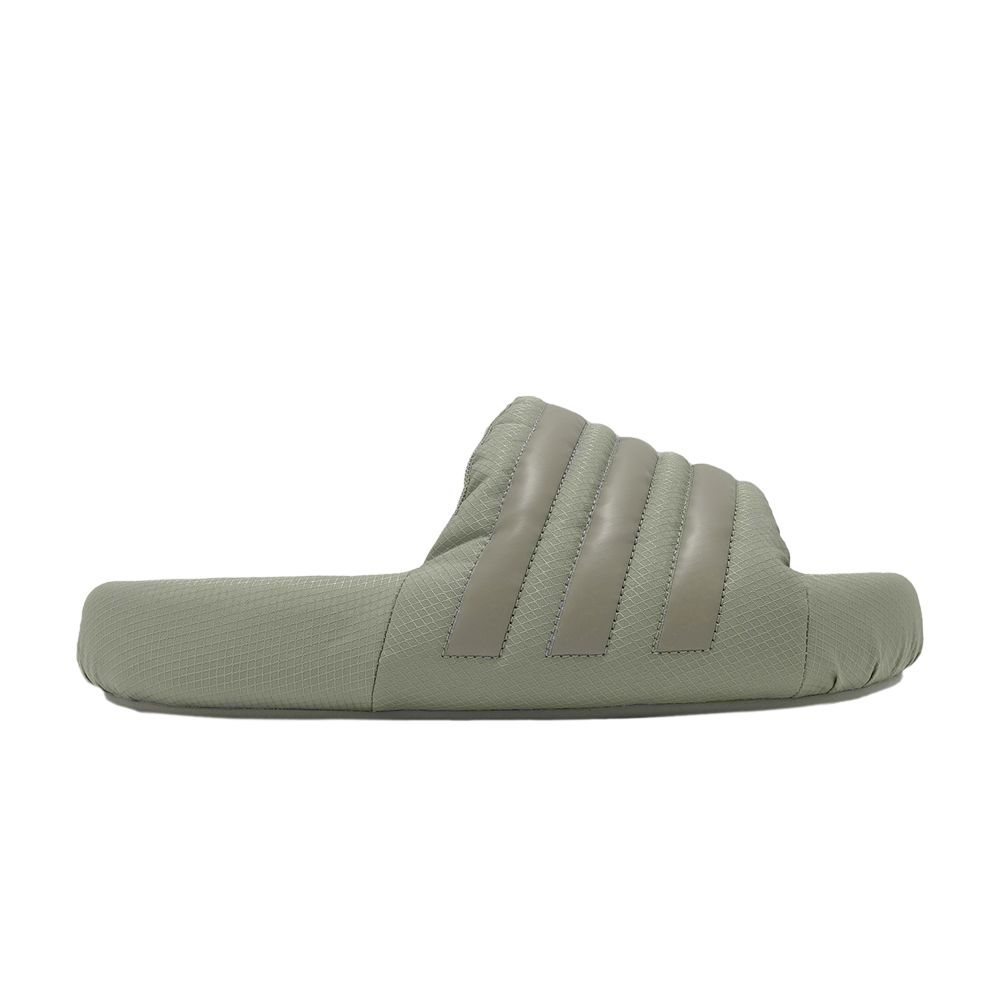 Pre-owned Adidas Originals Adidas Adilette 24 Slide 'silver Pebble' | Grey | Men's Size 4.5 In Gray