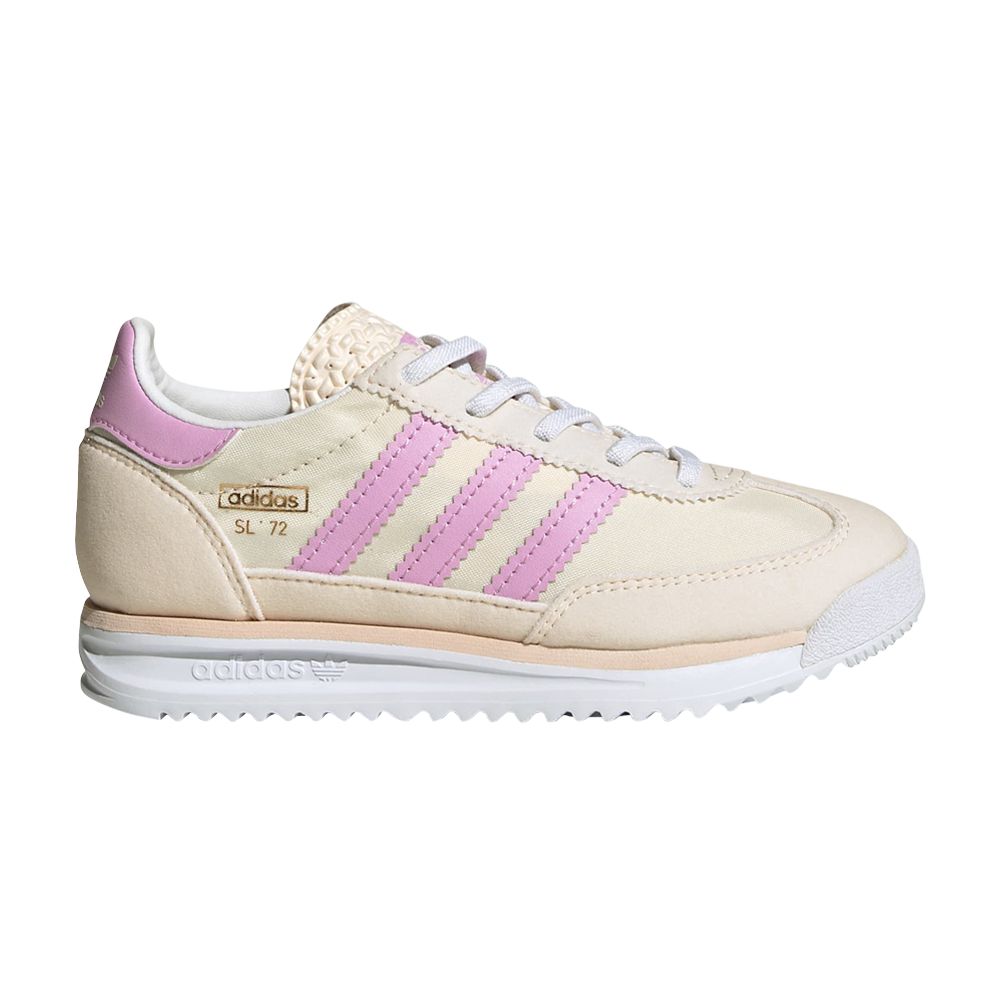 adidas SL72 RS EL C 'Chalk White Bliss Lilac' | Cream | Kid's Size 11.5 - JP9660