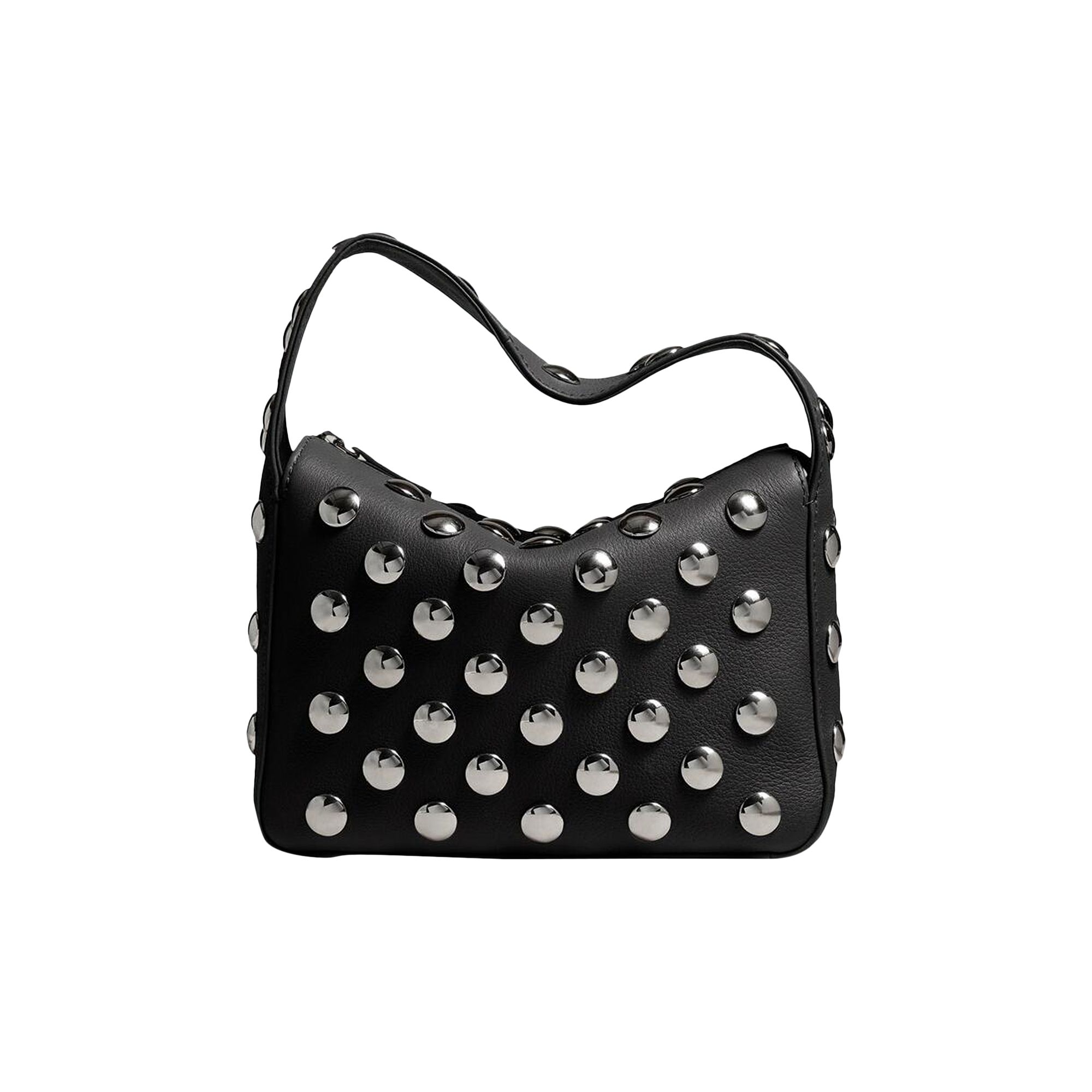 Pre-owned Khaite Elena Small Handbag With Silver Studs 'black'