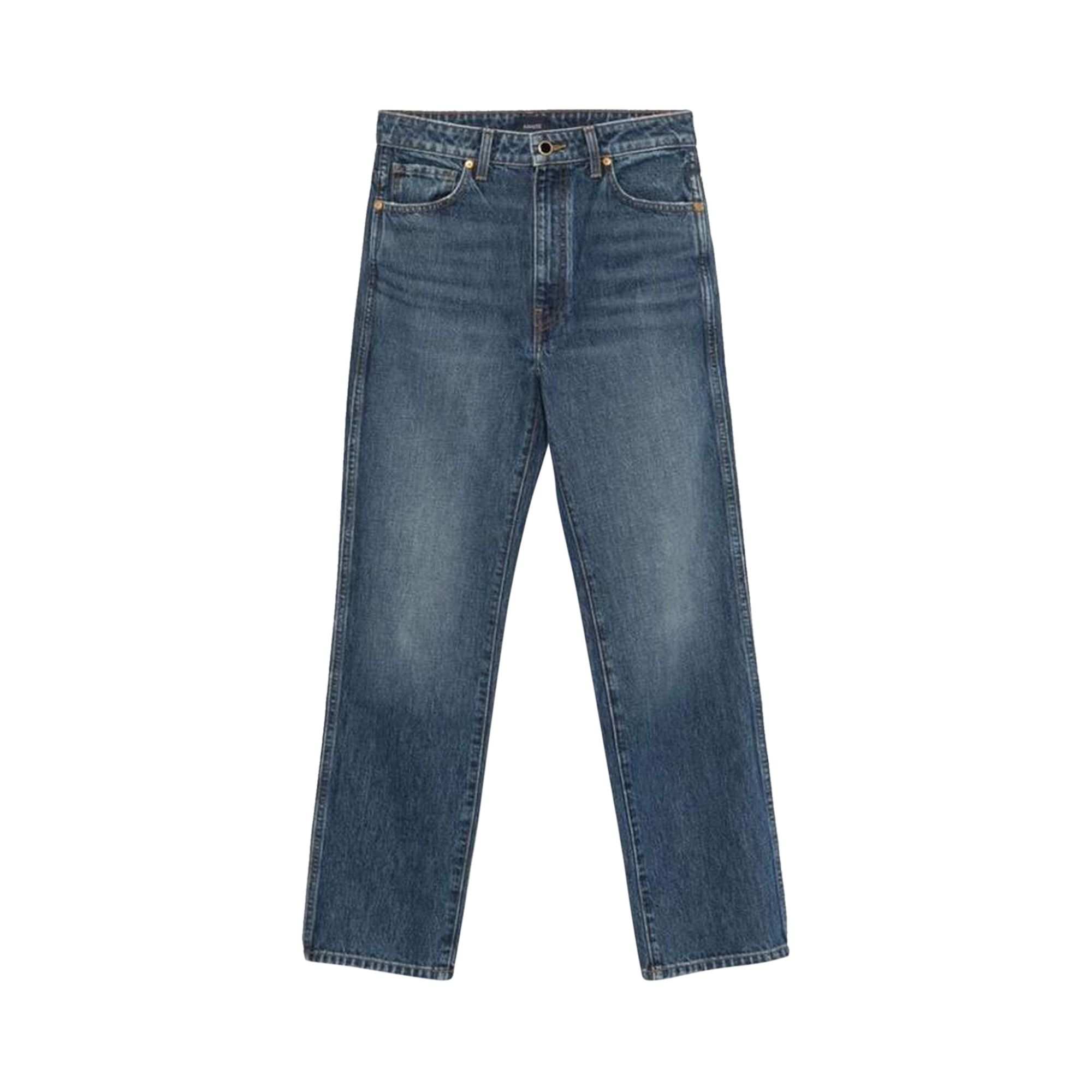 Pre-owned Khaite Abigail Jean 'archer' | Blue | Women's Size 31