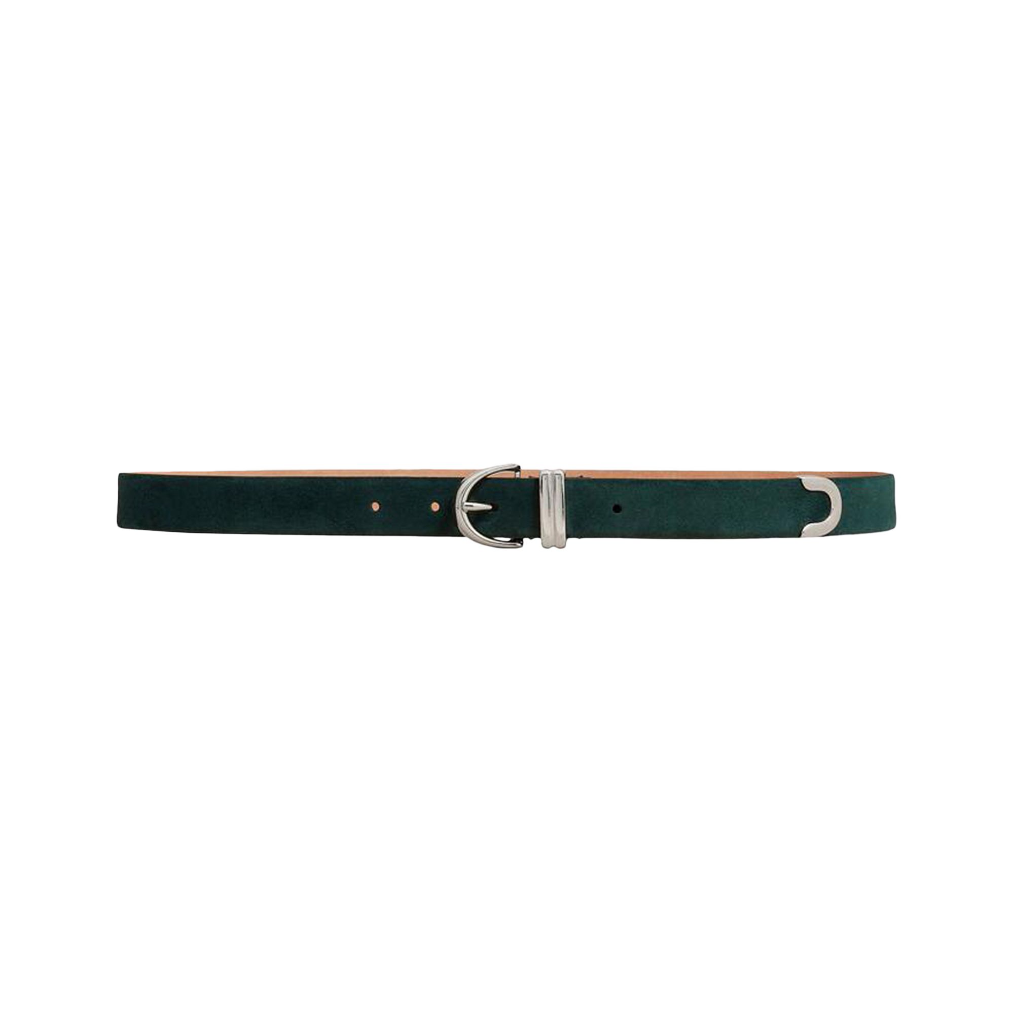 Pre-owned Khaite Bambi Skinny Belt 'english Green' | Women's Size 80