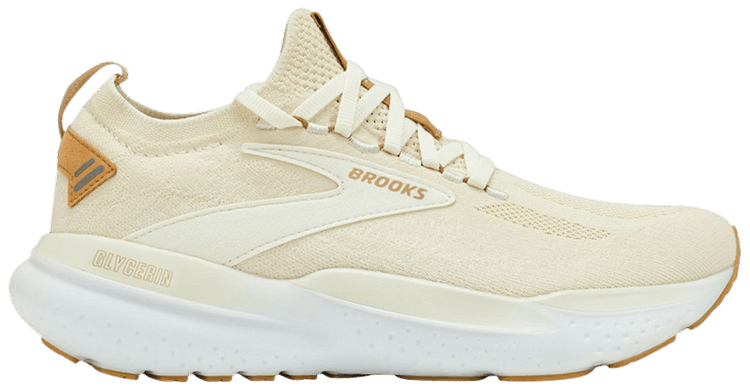 Brooks Wmns Glycerin StealthFit 21 Marshmallow Cream Biscuit