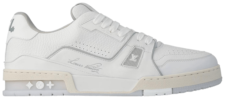 Buy Louis Vuitton Trainer 'White Silver Grey' - 1A8WAY | GOAT