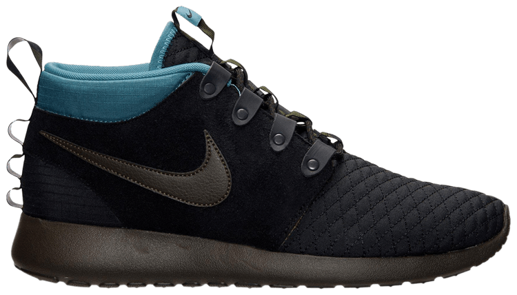 Nike Roshe Run Sneakerboot Black Mineral Teal