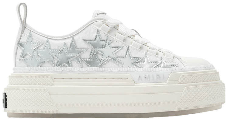 靴 AMIRI Stars Court Platform Low Sneakers Amiri Stars Court Cotton Low-Top Sneakers | Saks Fifth Avenue