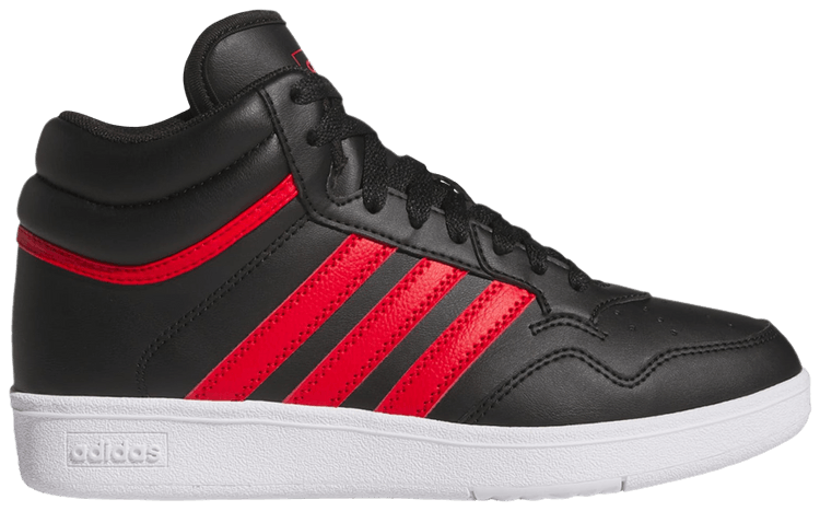 Adidas Hoops 40 Mid J Black Scarlet