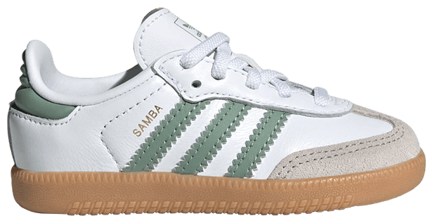 Buy Adidas Samba OG I 'White Silver Green' - JP5487 | GOAT