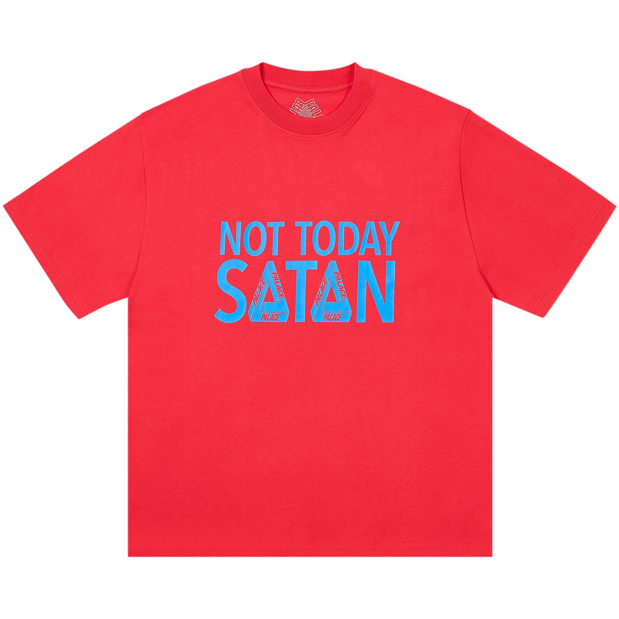 Pre-owned Palace Nicht Today T-shirt 'tomato Red' | Men's Size L
