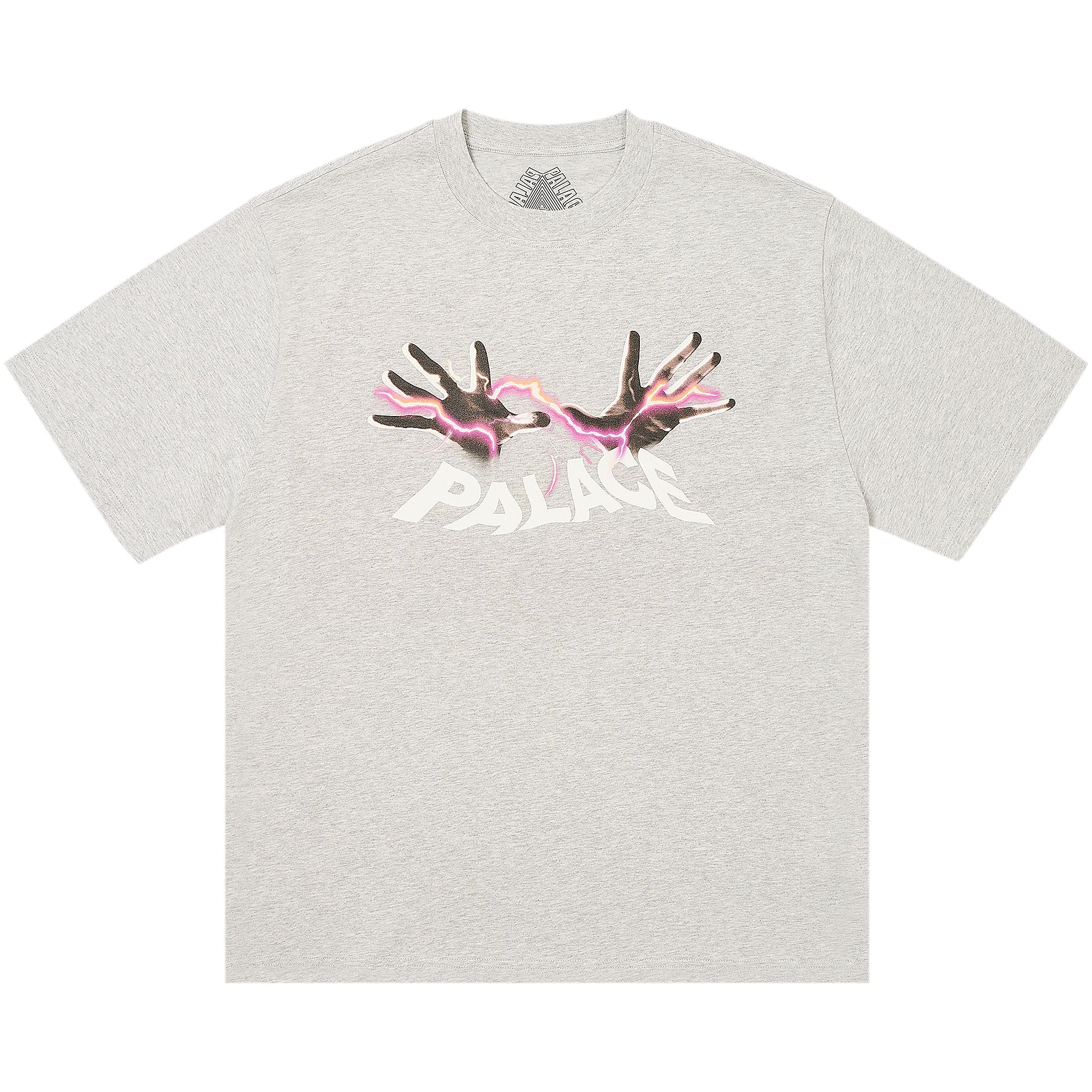 Pre-owned Palace Hands On T-shirt 'grey Marl' | Men's Size Xl In Gray