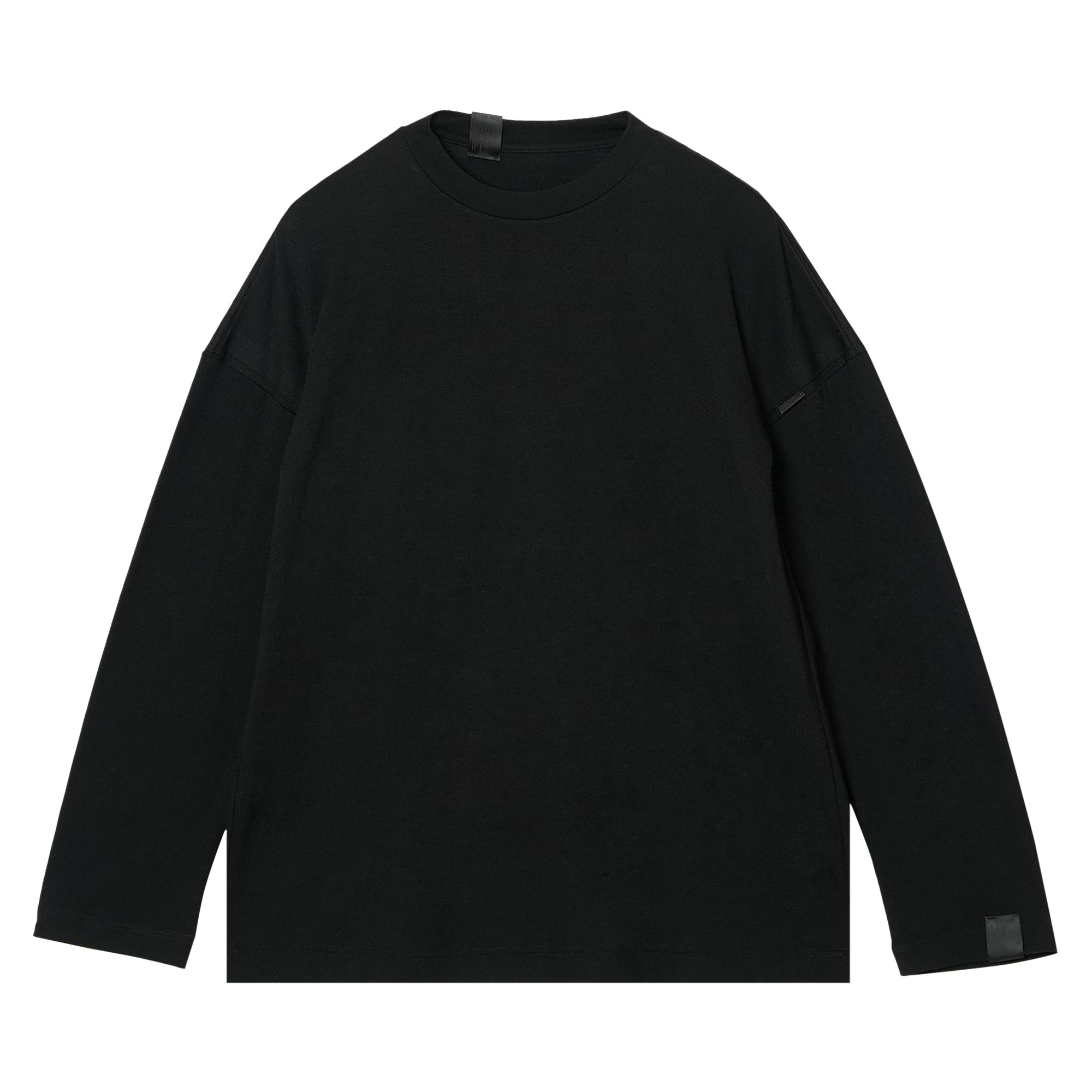 Pre-owned N.hoolywood Crewneck Long-sleeve 'black' | Men's Size 40