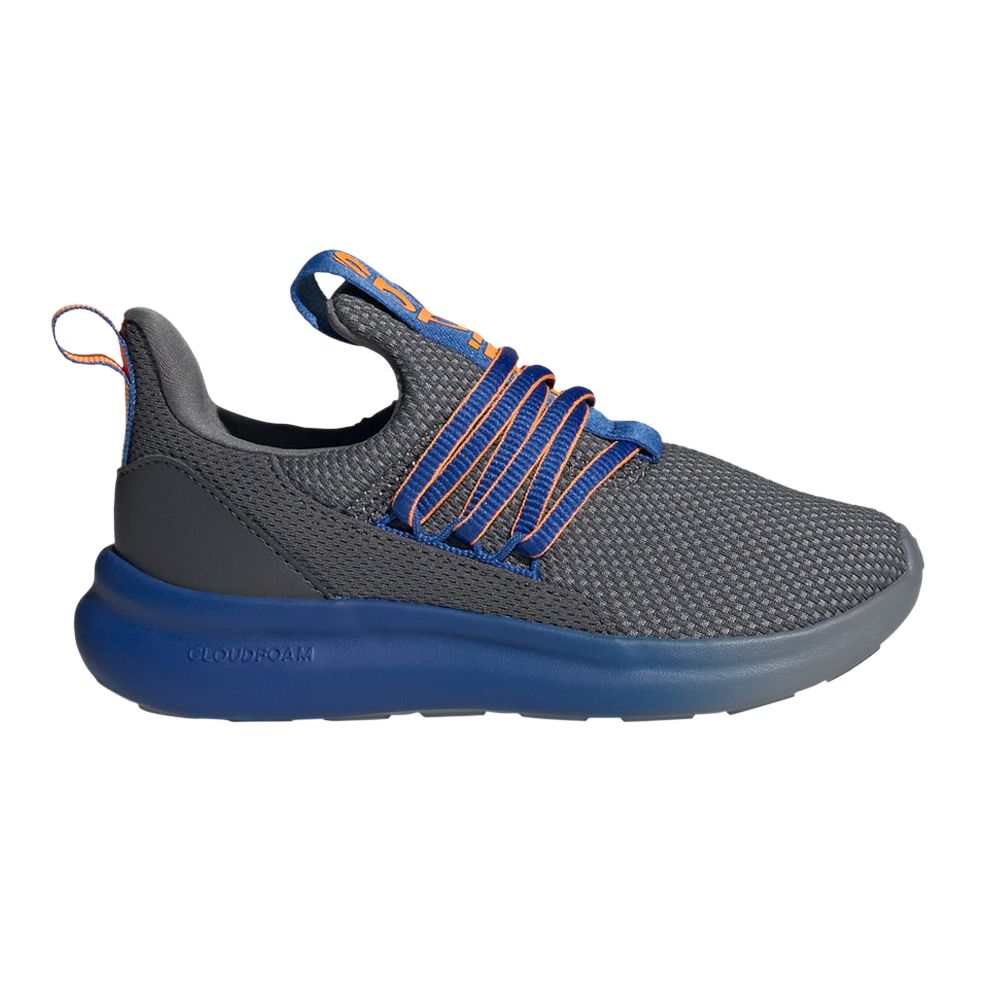 adidas Lite Racer Adapt 7.0 K 'Grey Royal Blue Orange' | Kid's Size 3.5 - JI1205