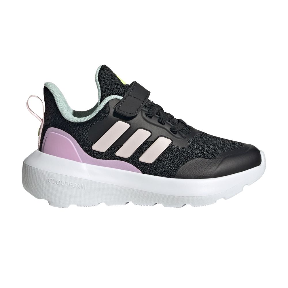 Pre-owned Adidas Originals Adidas Fortarun 3 C 'black Bliss Lilac' | Kid's Size 13