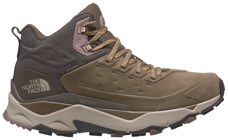 The North Face Wmns Vectiv Exploris Mid Futurelight Leather Bipartisan Brown