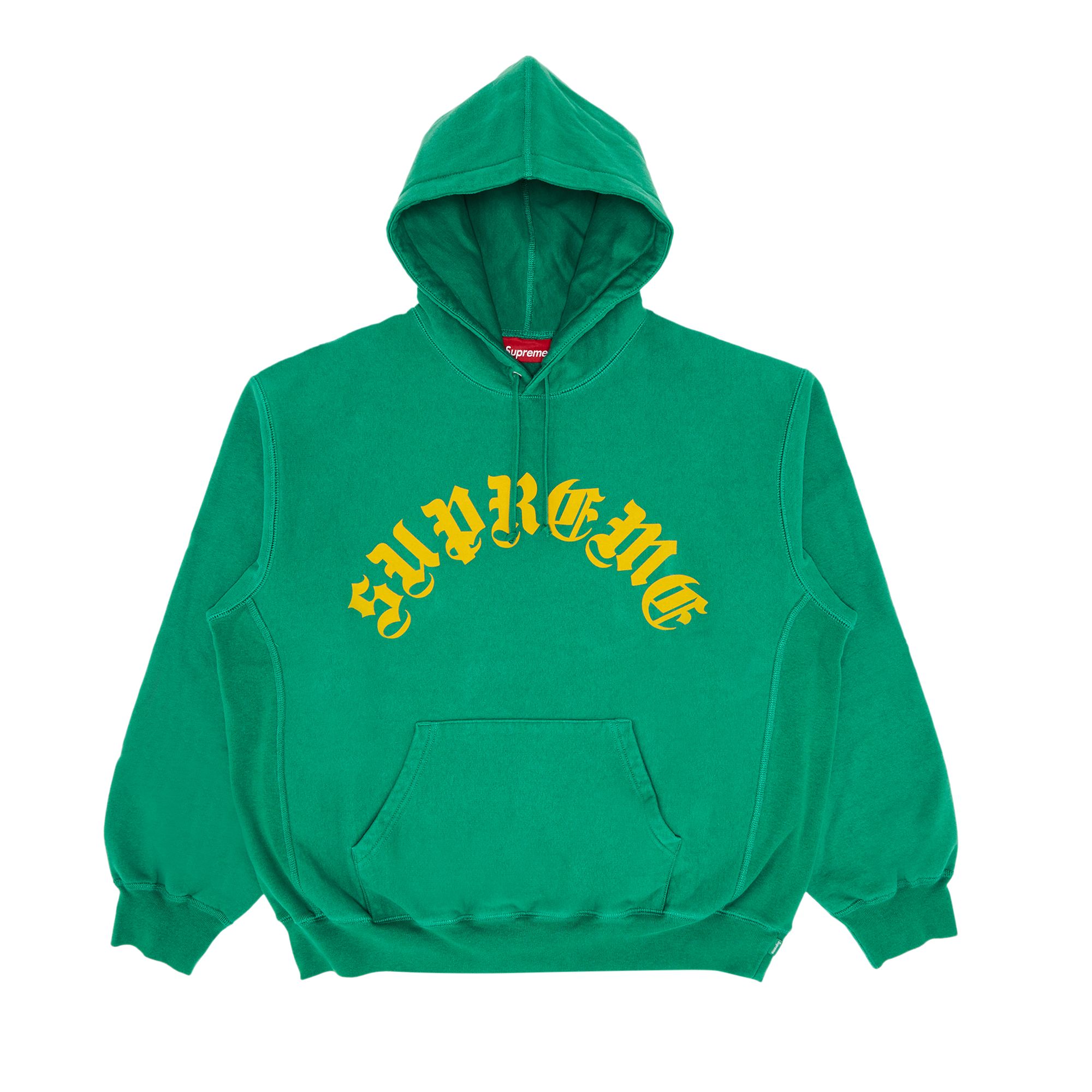 Pre-owned Supreme Printed Arc Hooded Sweatshirt 'light Pine' | Green | Men's Size M