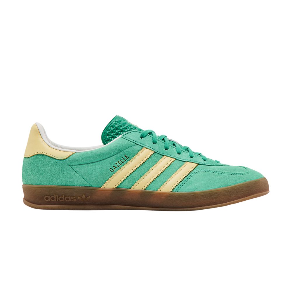 ADIDAS ORIGINALS GAZELLE INDOOR 'SEMI COURT GREEN ALMOST YELLOW'