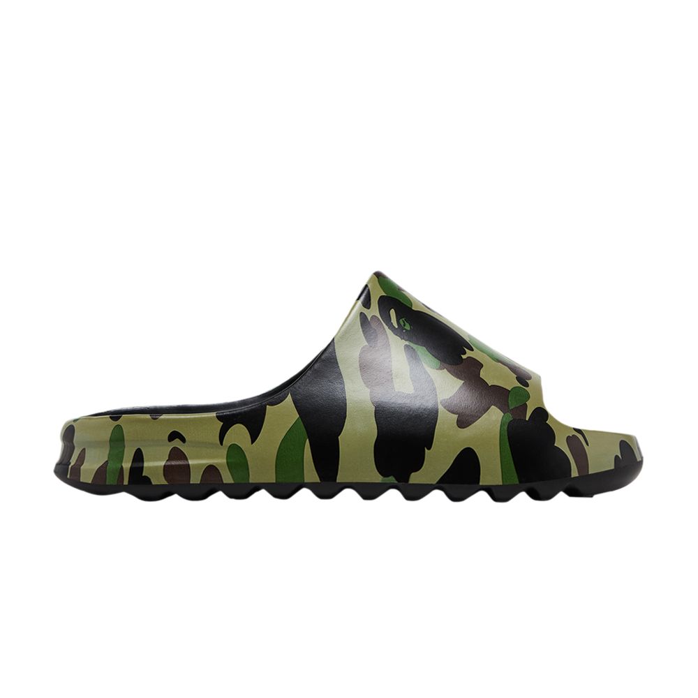 Pre-owned Bape 1st Camo Slide Sandal 'green' | Men's Size 8