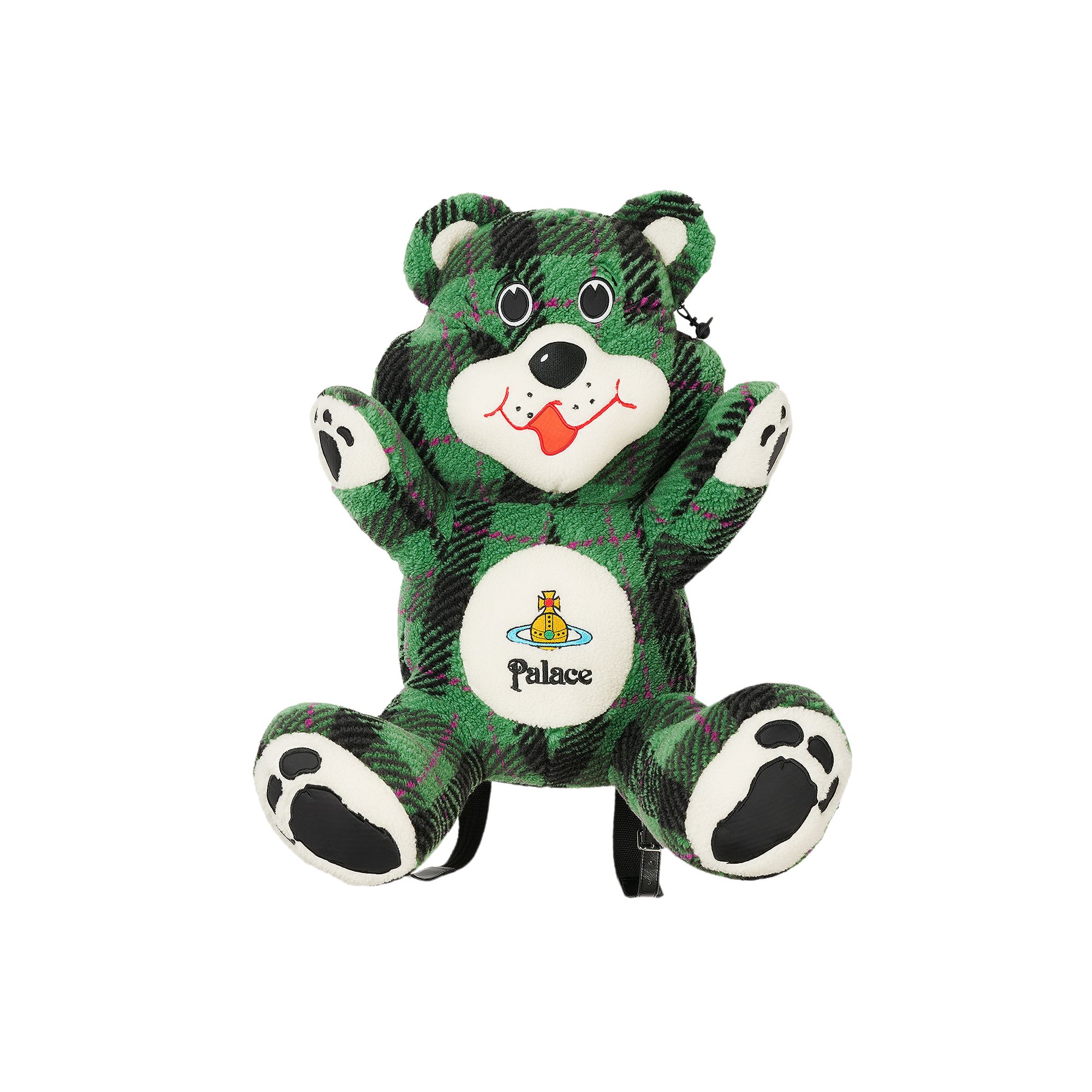 Pre-owned Palace X Vivienne Westwood Teddy Bag 'green Tartan' | Men's Size Onesize
