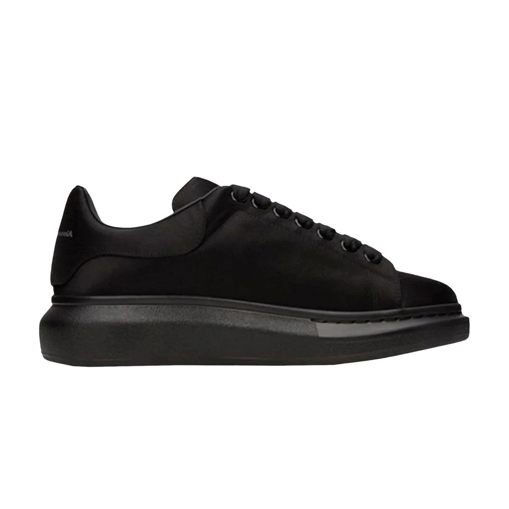 Pre-owned Alexander Mcqueen Oversized Sneaker 'black Satin' | Men's Size 37