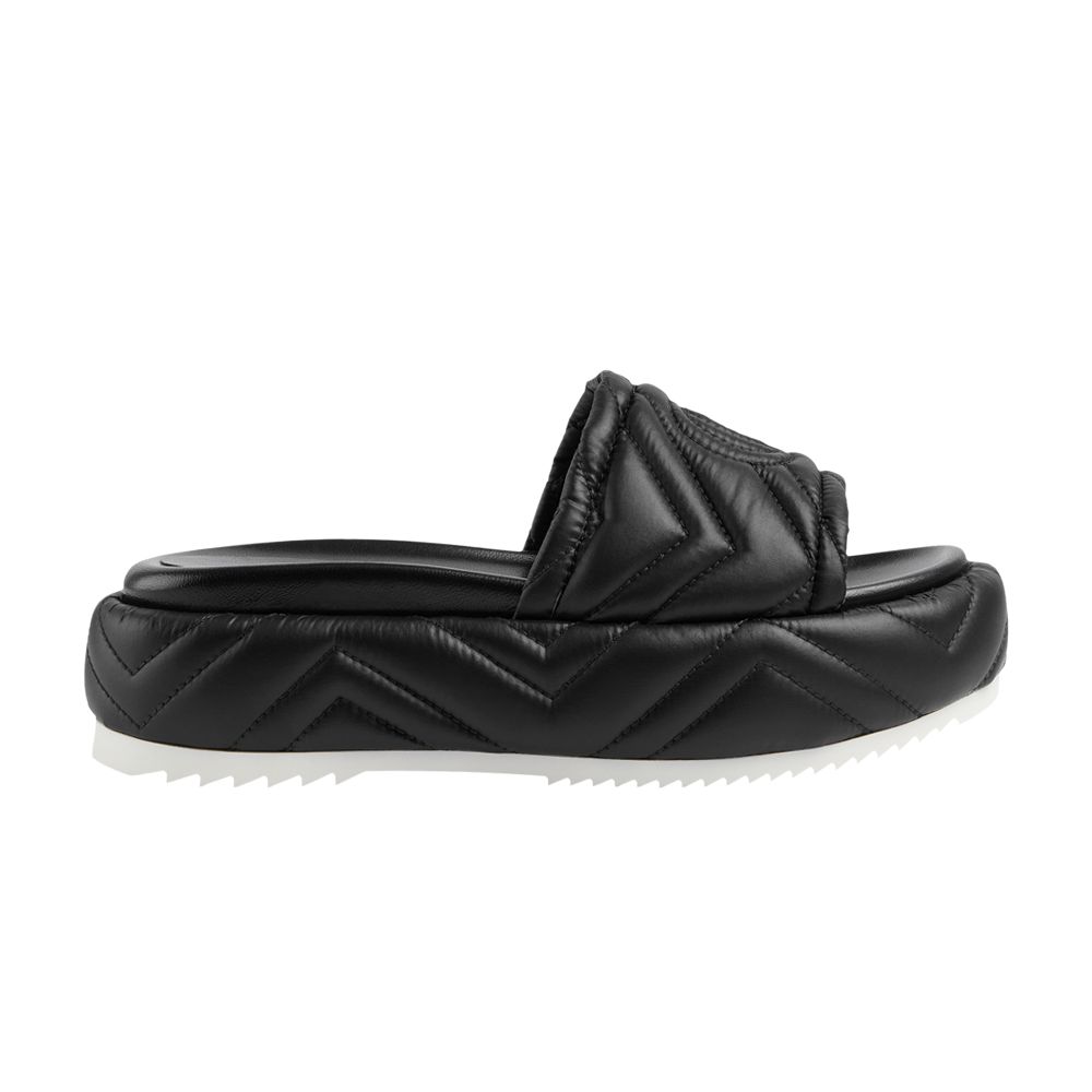 Pre-owned Gucci Wmns Angels Platform Sandal 'black' | Women's Size 7