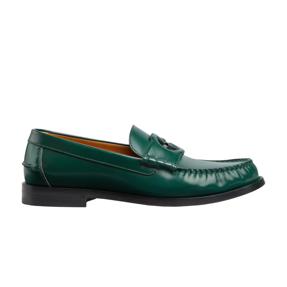 Pre-owned Gucci Loafer 'interlocking G - Green'