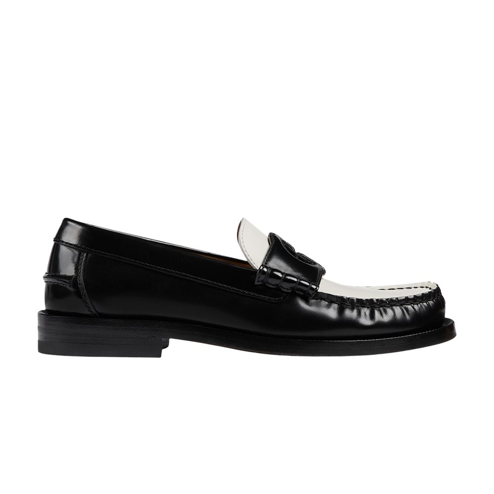 Pre-owned Gucci Wmns Loafer 'interlocking G Cut-out - Black White'