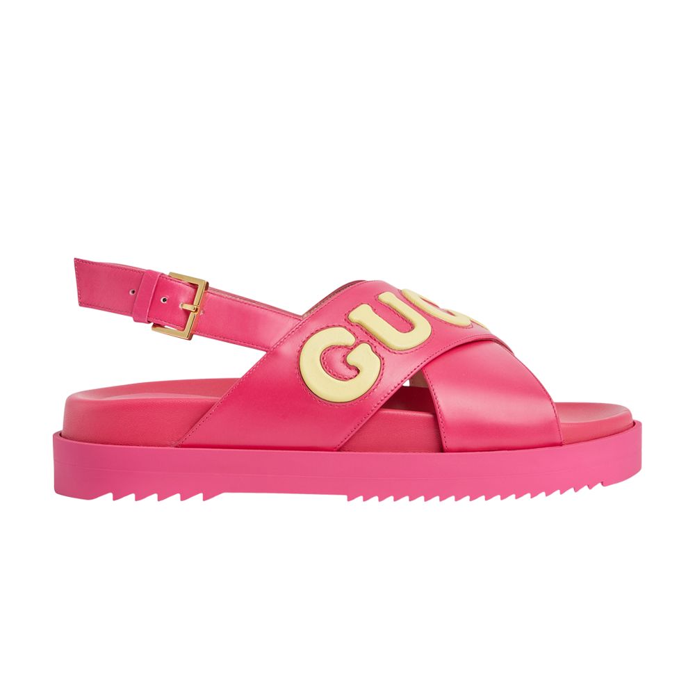 Pre-owned Gucci Wmns Crossover Sandal 'pink' | Women's Size 3